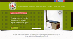 Desktop Screenshot of ecofogao.com